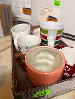 6 large mugs