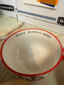 6 large mugs