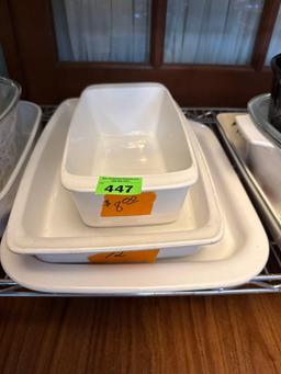 3 Corningware baking dishes