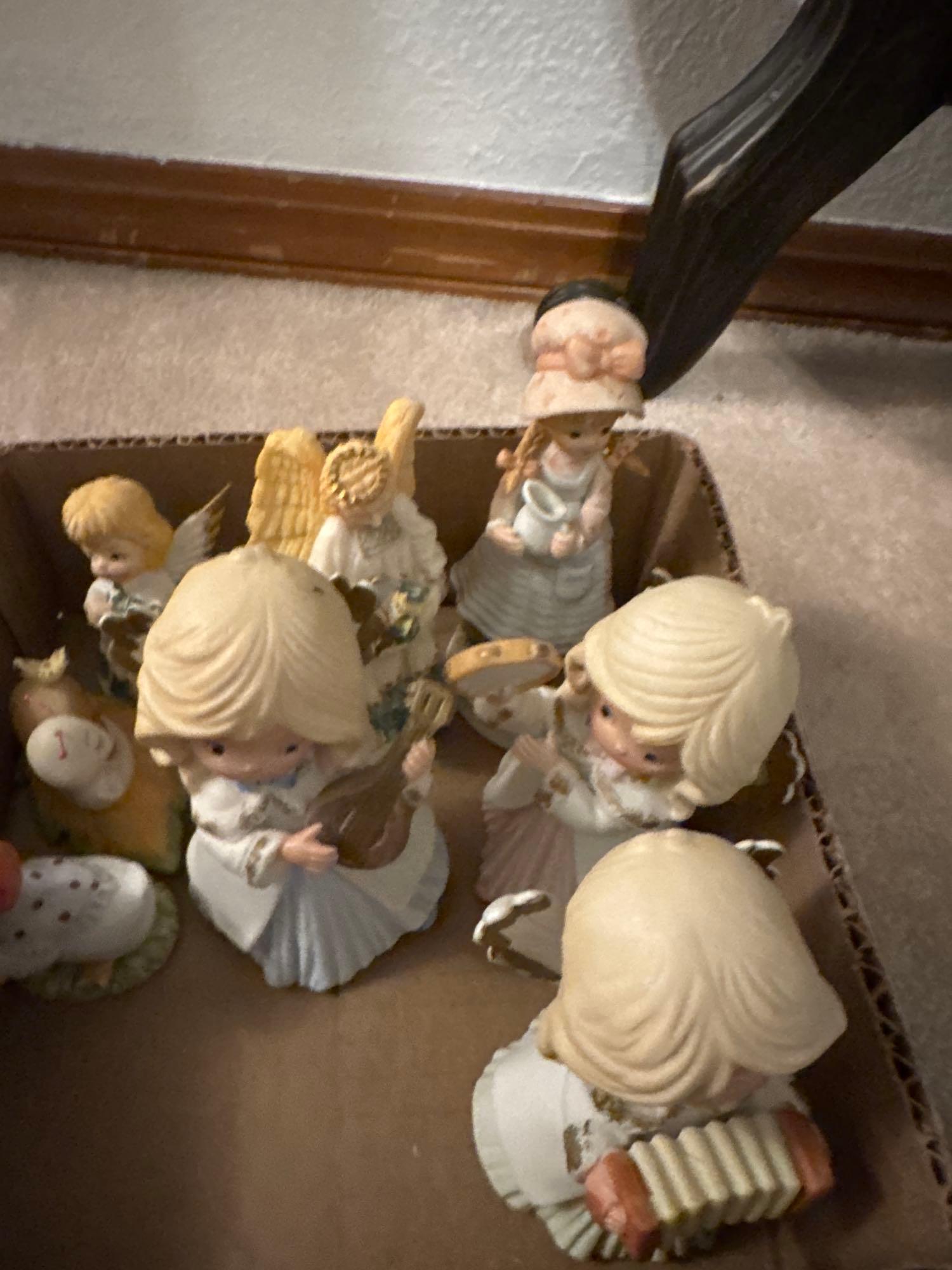 Home decor, angel, figurines, and mice figurines