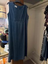 Jean dress size 14 K-Studio black dress with roses, lavender jacket with shell, coat dress royal