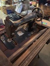 Antique singer sewing machine