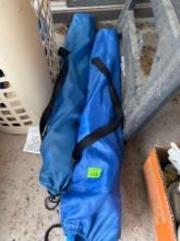 Two folding chairs