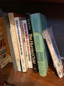 Books, see photos for titles and authors