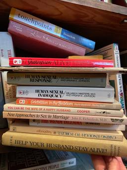 Books, see photos for titles and authors