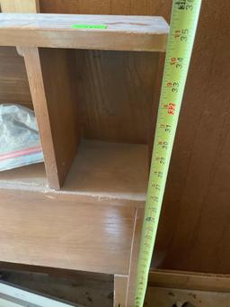 Bed frame rails and headboard