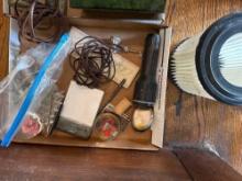 LED battery operated string lights, candle sniffer, flashlight, bite pad, , extension cords, glass