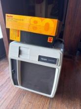 Telex carousel slide player and two Kodak slide Creias