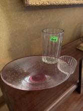 Glass jars and bowl
