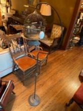 Standing bird cage