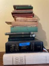 Books and bibles, see photos for titles
