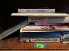 Books, see photos for titles and authors