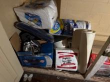 Cleaning supplies, napkins, paper towels and more