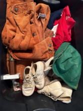 Baby shoes, trophies, clothes, boys clothes