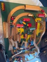 Brio wood train set
