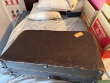 Vintage luggage, clothing storage bag