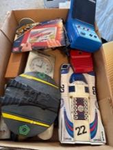 Pond, Derby cars, vintage video games, toy, gun and more