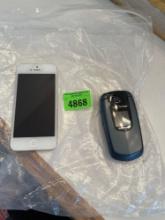 iPhone and Samsung flip phone