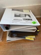 Binders, safety binders, 2x2 photo album slide pages