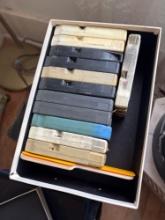 A tracks and cassette tapes