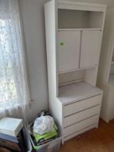dresser with shelves 28 by 18 by 6 foot tall (must bring help to load) be prepared to take down