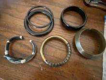6 bangle bracelets