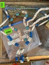 3 shell necklaces