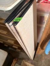 Folding cardboard cutting board