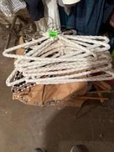Decorative clothing hangers and wooden clothing hangers