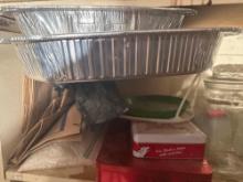 Misc glass dishes and vases