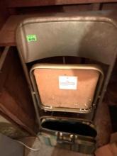 Folding chair and small luggage bag