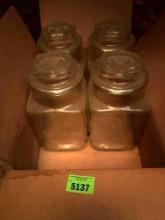 Glass jars