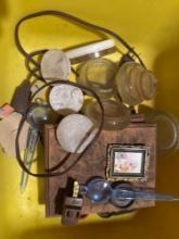 Misc items in tub