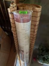 Wooden hanging blinds