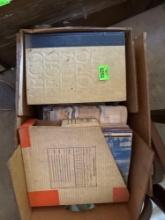Box of books and magazines