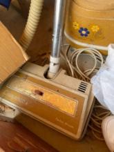 Vintage Compa electra turbo brush vacuum with attachments