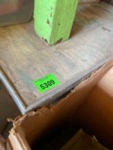 Table shelf on wheels, contents on table are NOT included, please bring help to load