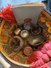 Gallon of Elmers, glue ice screen, shifter, wicker basket, and more
