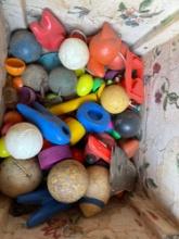 Toys, balls, water gun, and more