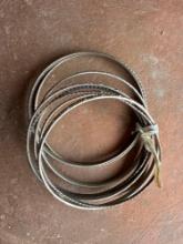 Silvertone bangle bracelets