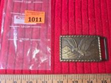 Brass Eagle Buckle. One Piece.