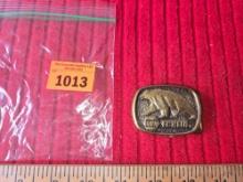 Vintage, Solid Brass , NAPA Echlin Collectible Buckle. Made in USA.
