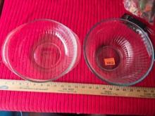 2-Pyrex Serving/Casserole Dishes. Both one Money. Listed from Previous Auction Due to Non Payment