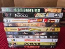 10 Assorted DVDs