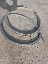 2 - Approximately 20 Ft Rolls of Barrier Cable. Both one Money.