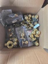 Box of Assorted Door Knobs, Locks, Deadbolt, Hardware and Other.