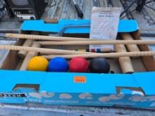 Complete Croquet Gaming Set.