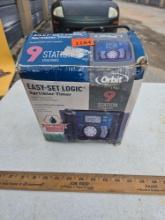 Orbit , Easy Set Logic, 9 Syation, Sprinkler Timer. In Original Box.