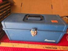 Heavy Duty Tool Box, with Tray and Assorted Tools. All one Money.