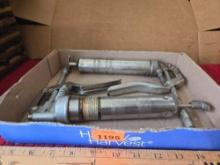 Pair of Mini Grease Guns. Both one Money. Tools